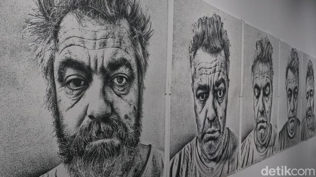 Karya yang ditampilkan dalam pameran Bandung Photography Triennale.