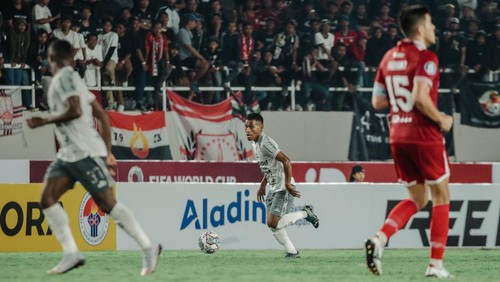Pemain Bali United, Ramdani Lestaluhu saat bela skuad Serdadu Tridatu