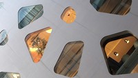 Ini merupakan fasad dari gedung Mikimoto yang berada di Tokyo. Bentuk jendela abstrak membuatnya terlihat unik. 