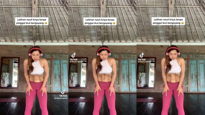 Viral TikTok Viral di TikTok wanita melakukan yoga alien, bikin netizen mules saat melihatnya.