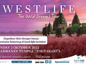 Mau Tiket Konser Westlife The Wild Dreams Tour dari bjb? Ini Caranya