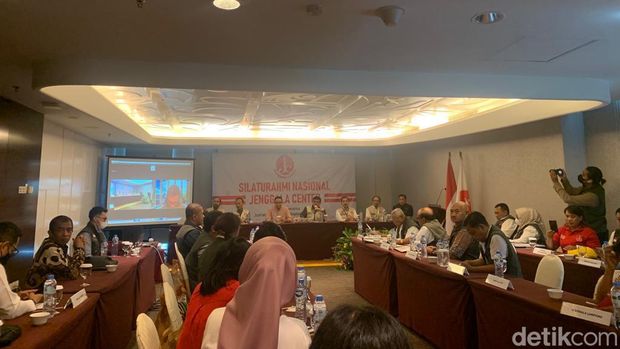 Gubernur DKI Jakarta Anies Baswedan menjadi narasumber dalam acara yang diselenggarakan oleh Jenggala Center. Apa yang dibahas? (Mulia Budi/detikcom)