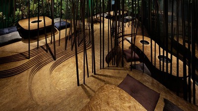 Keren! Di Dalam Restoran Ini Ada Hutan hingga Gua yang Luas