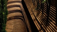 Di sini pengunjung bisa puas berfoto dengan pepohonan dan daun rimbun yang mirip seperti hutan asli. Foto: Pool/Site