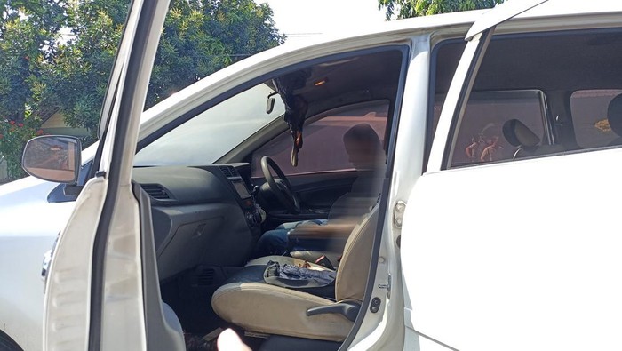 Korban meninggal terbakar di dalam mobil di Kediri