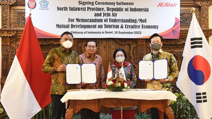 Pemprov Sulut Teken MoU Jeju Air