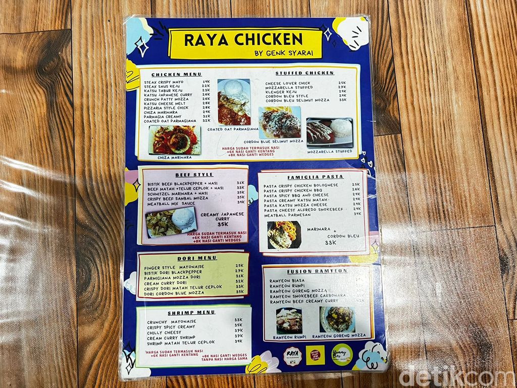 Raya Chicken: Ada Crispy Chicken Mozarella Mantap di Kafe dalam Rumah.