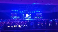 Konser tersebut digelar pascapandemi dan bikin semua penggemar bersemangat untuk menyaksikan langsung. Foto: Wanodya Sihminarti (20 detik)