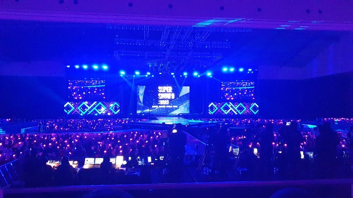 Super Junior Super Junior saat konser di Indonesia
