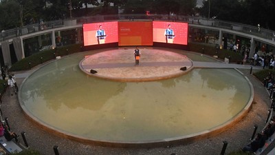 Punya Wajah Baru Nih Taman di Blok M, Diresmikan Anies Kemarin