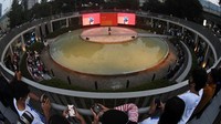 Dalam sambutannya, Anies berharap taman ini bukan sekadar dijadikan sebagai ruang terbuka hijau, melainkan sarana literasi nasional. Dia lantas meminta agar pengelola turut menggandeng komunitas di bidang literasi untuk menghidupkan taman ini.