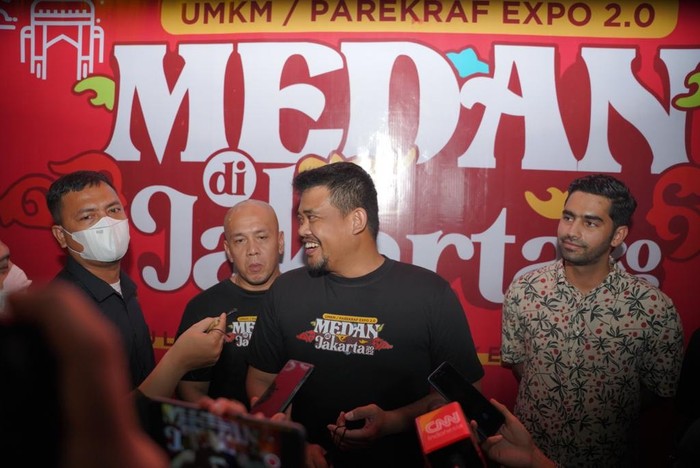 Bobby Boyong UMKM Medan Mejeng di Pameran Pelaku Usaha Mikro Jakarta