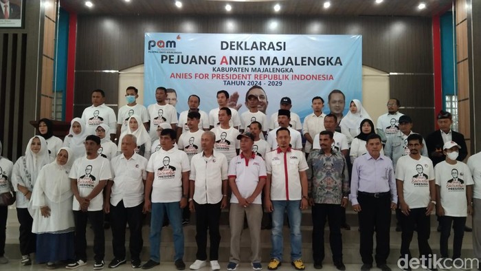 Deklarasi dukung Anies Baswedang jadi capres 2024.