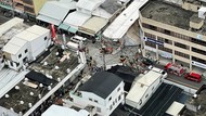 Kondisi Bangunan di Taiwan Ambruk Usai Diguncang Gempa Kuat M 7,2