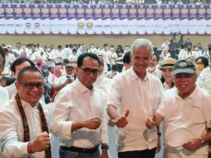 Ganjar-Sejumlah Menteri Jokowi Hadiri Reuni Alumni UGM di Ancol