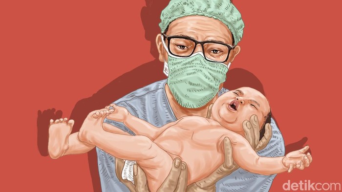 Ilustrasi Fotografi Persalinan