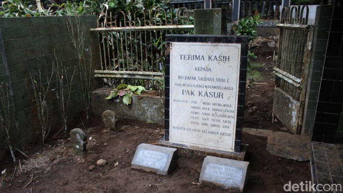 Lokasi pemakaman Bapak dan Ibu Kasur di Desa Serayularangan, Mrebet Kabupaten Purbalingga. Foto diambil pada Minggu (18/9/2022).