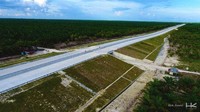 Bambang Eko mengatakan pihaknya tinggal menunggu waktu peresmian kemudian jalan tol mulai bisa dijajal, rencana bakal dilakukan dalam waktu dekat ini. Dok Hutama Karya.