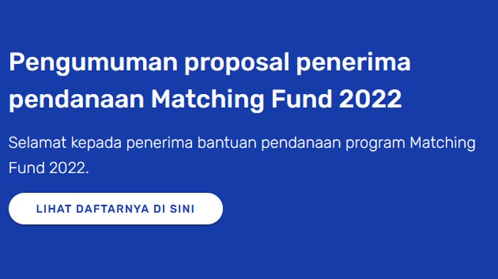 Matching Fund 2022