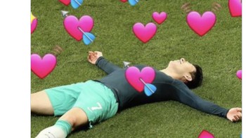 Aksi teranyar Son ini bikin netizen terpesona. Foto: Twitter