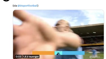 Awas, ada Erling Haaland mau cetak gol. Foto: Twitter
