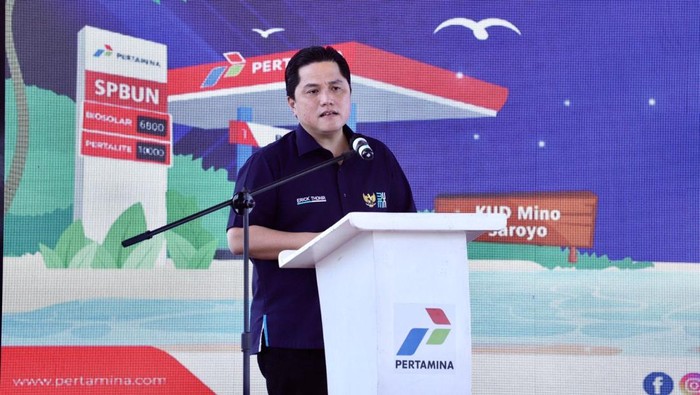 Menteri Badan Usaha Milik Negara (BUMN) Erick Thohir secara resmi meluncurkan program Solar untuk koperasi (Solusi) nelayan. Peluncuran dilakukan di Pelabuhan Perikanan Samudera, Kabupaten Cilacap, Provinsi Jawa Tengah (Jateng), Sabtu (17/9).