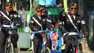Parade Sepeda Tua Digelar, Ribuan Onthelis Padati Kota Pasuruan