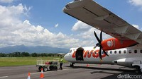 Bandara yang diresmikan pada Februari 2019 lalu ini mengeluarkan anggaran sebesar Rp 30-45 miliar, namun sempat tidak beroperasi karena sepi penumpang. (Ahmad Masaul Khoiri/detikcom).