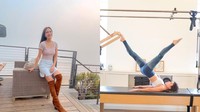 Tak hanya rutin tekuni olahraga pilates, Shandy Aulia juga sering melakukan balet di sela waktu senggangnya. (Foto: Instagram @shandyaulia)