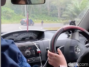 Detik-detik Perampok Bersenpi Beraksi di Jalinsum Sumsel Gasak Rp 350 juta