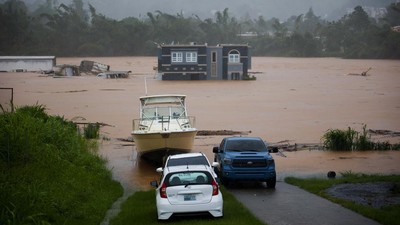 Badai Fiona Sebabkan Banjir dan Longsor di Puerto Rico