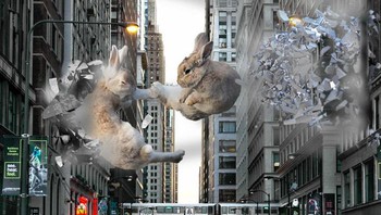 Pertempuran kolosal. Foto: Reddit