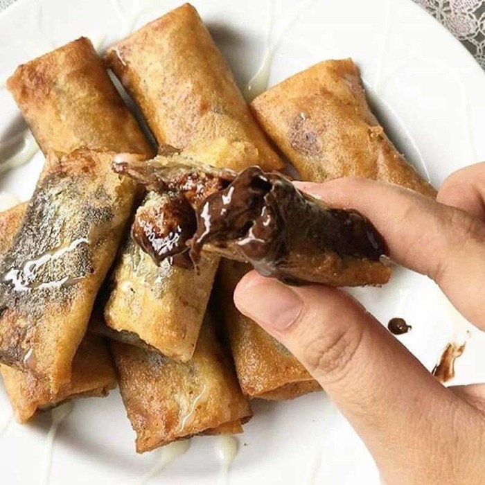 Food Spot Piscok Lumer 20 Piscok Lumer Rp 2 Ribuan Berlimpah Isian Ada di Sini