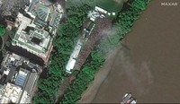 Foto satelit antrean pelayat Ratu Elizabeth II