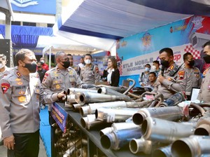 Bisingnya Bikin Geram! Polda Jateng Tindak 19.332 Motor Knalpot Brong dalam 200 Hari