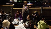 Mereka rela menunggu untuk menyaksikan pemakaman Ratu Elizabeth II.