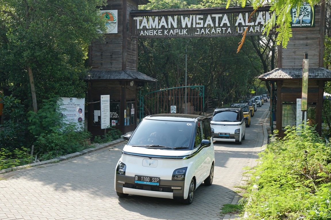 Media drive Wuling Air ev di Jakarta bertema Green Mobility Experience (19/9/2022)