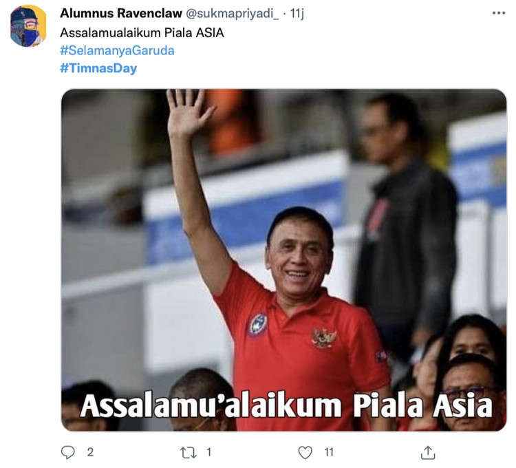 Meme Timnas Indonesia U-20 melaju ke Piala Asia U-20 2023