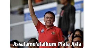 Assalamualaikum Piala Asia pun menggema. Foto: Twitter