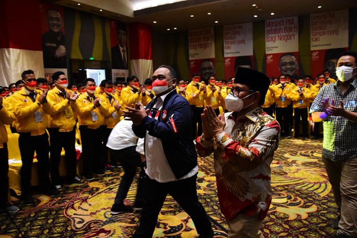 Pelepasan 488 Pekerja Migran Indonesia ke Korea Selatan Kepala Badan Pelindungan Pekerja Migran Indonesia (BP2MI), Benny Rhamdani, bersama Wakil Ketua Dewan Perwakilan Rakyat Republik Indonesia (DPR RI), Muhaimin Iskandar melepas sebanyak 488 Pekerja Migran Indonesia (PMI) program Government to Government (G to G) Korea Selatan.