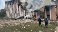 Gambar ini dirilis 18 September 2022 oleh pihak Ukraina.