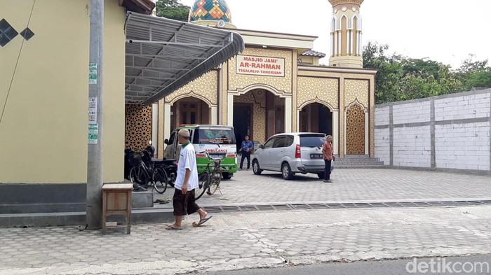 Pencurian kotak amal terjadi di Masjid Jami Ar Rahman, Dukuh Tegalrejo, Desa Tangkisan, Kecamatan Tawangsari, Sukoharjo. Foto diambil Senin (19/9/2022).