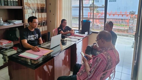 Pokja pembentukan Panwaslu Kecamatan di Bawaslu Tabanan.