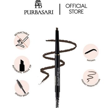 Rekomendasi pensil alis lokal dari Purbasari Cosmetics.