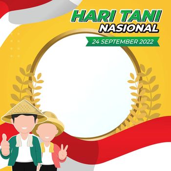 Sejarah Hari Tani Nasional 24 September dan Daftar Link Twibbon