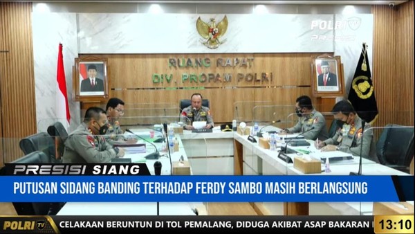 5 Jenderal yang Teken Putusan Banding Pemecatan Ferdy Sambo