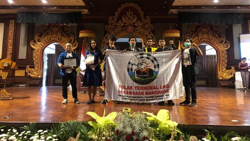 Walhi Bali pantik penolakan Terminal LNG di Mangrove pada Rakernas BEM SI, Senin (19/9/2022)