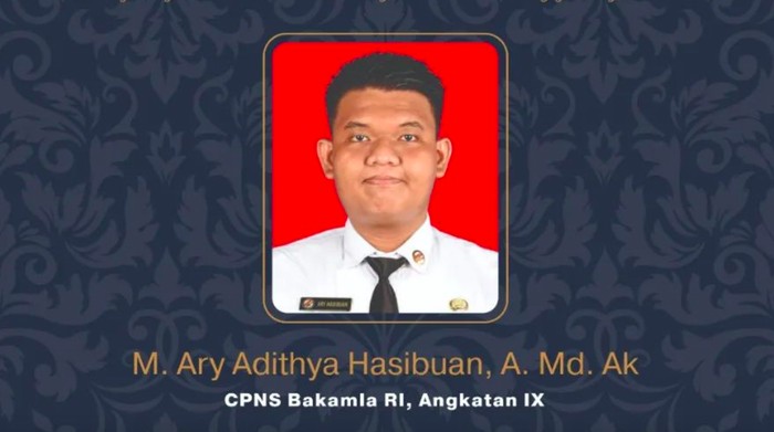Bakamla berduka cita atas meninggalnya M Ary Adithya Hasibuan saat Coast Guard Basic Training (CGBT). Bakamla menjelaskan CGBT bukanlah pelatihan militer. (Instagram @bakamla_ri)