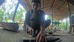 Begini Lho... Cara Mengubah Limbah Pelepah Jadi Briket