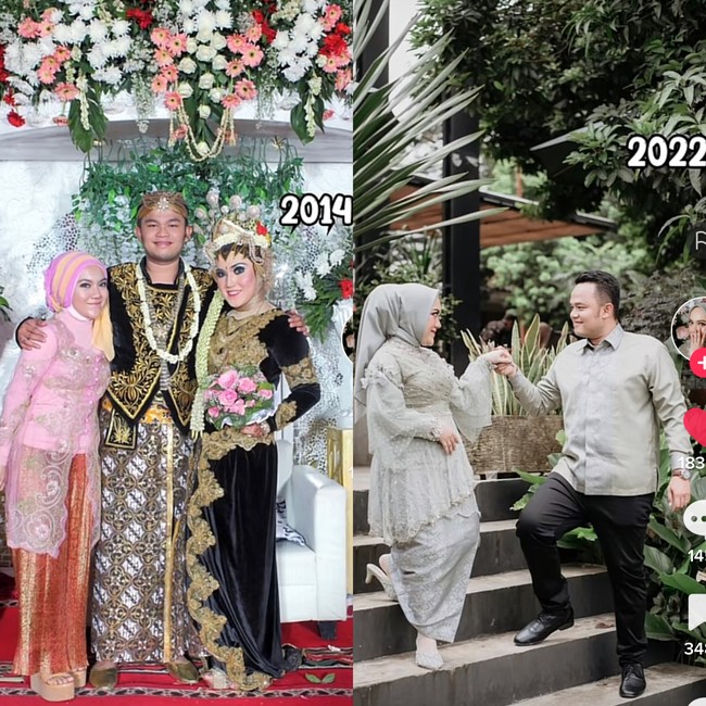 Video lamaran itu viral setelah diunggah oleh Rafida Sonia lewat akun TikTok pribadinya @incessshhhh. Dalam unggahannya, dia awalnya membagikan foto pernikahan kakaknya pada tahun 2014. Kemudian pada tahun 2022, ia dilamar pria yang dinikahi kakaknya pada 2014 alias mantan kakak iparnya. Puncak komedi🙂#fyp, tulis akun TikTok @incessshhhh. Foto: Dok. TikTok @incessshhhh.